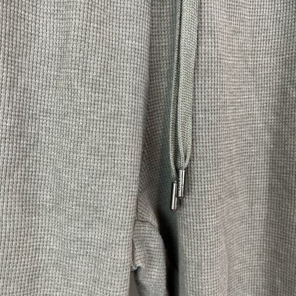 ONIA Size 2XL XXL Waffle Knit Cotton Blend Jogger Lounge Pants Drawstring Gray - Picture 8 of 10